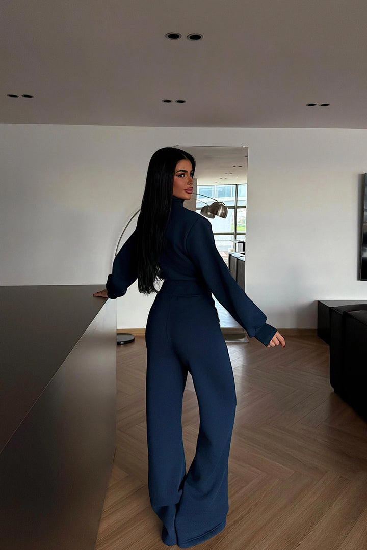 EYY Women Lacivert Fermuarlı Tulum - Mississauga