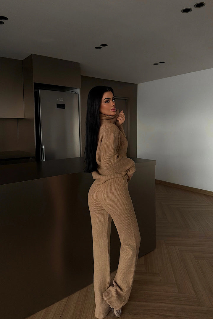 EYY Women Brown Nalani Knit Set - Orizaba