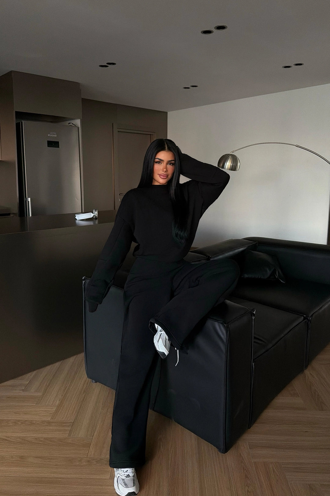 EYY Women Black Tracksuit Set - Barcellona-Pozzo di Gotto