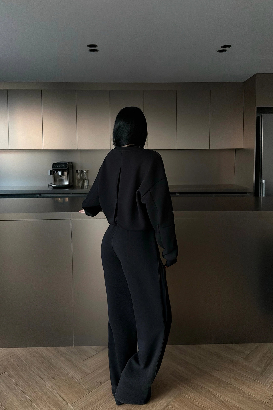 EYY Women Black Tracksuit Set - Barcellona-Pozzo di Gotto