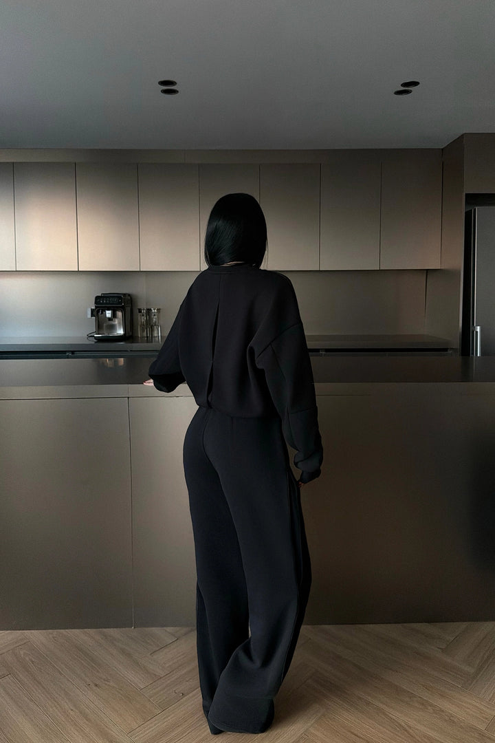 EYY Women Black Tracksuit Set - Barcellona-Pozzo di Gotto