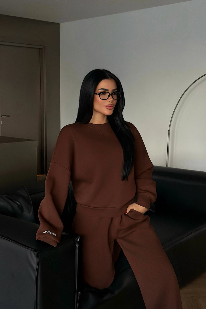 EYY Women Kahverengi Eşofman Takımı - Pinner