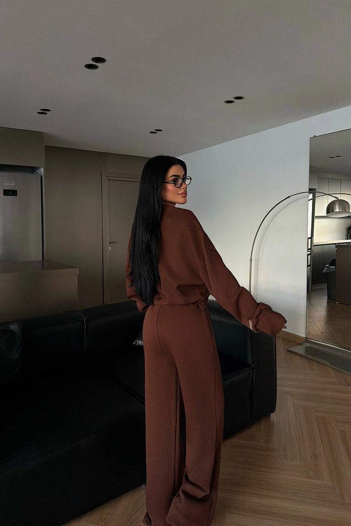 EYY Women Kahverengi Eşofman Takımı - Pinner