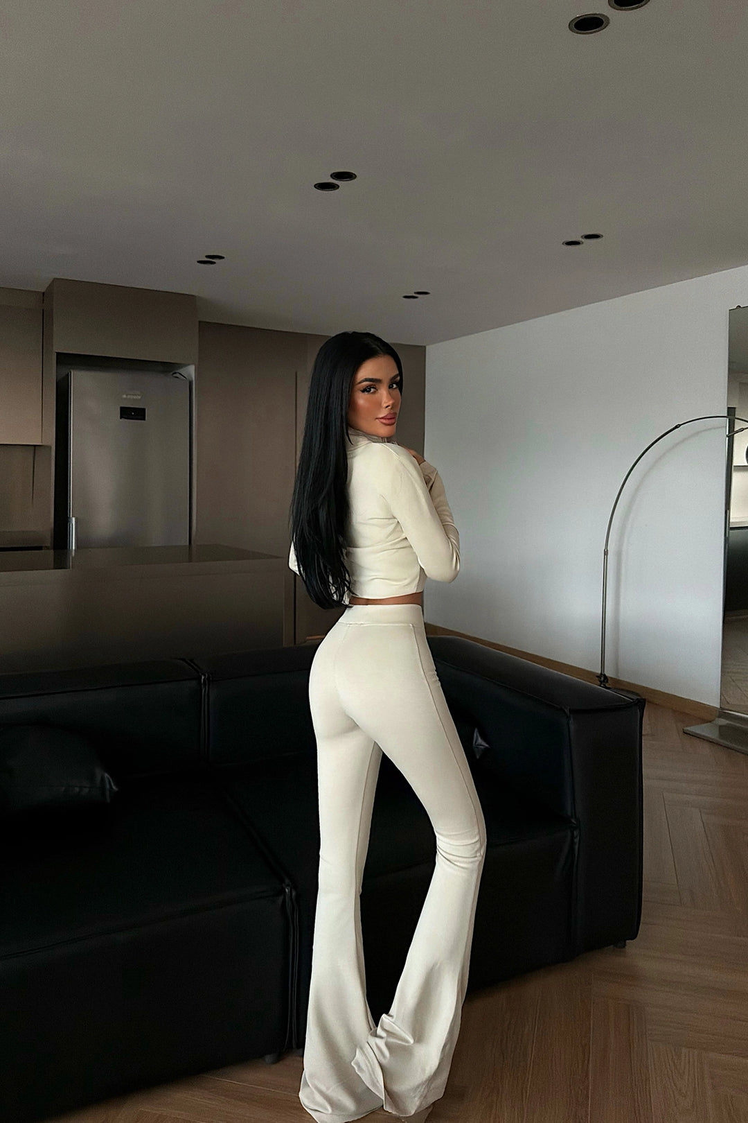 EYY Women Krem Fermuar Detaylı Eşofman Takımı - Port Coquitlam