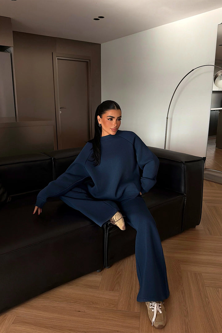 EYY Women Navy Blue Revovy Tracksuit Set - Málaga