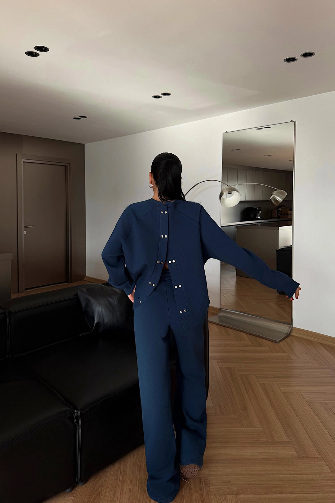 EYY Women Navy Blue Revovy Tracksuit Set - Málaga