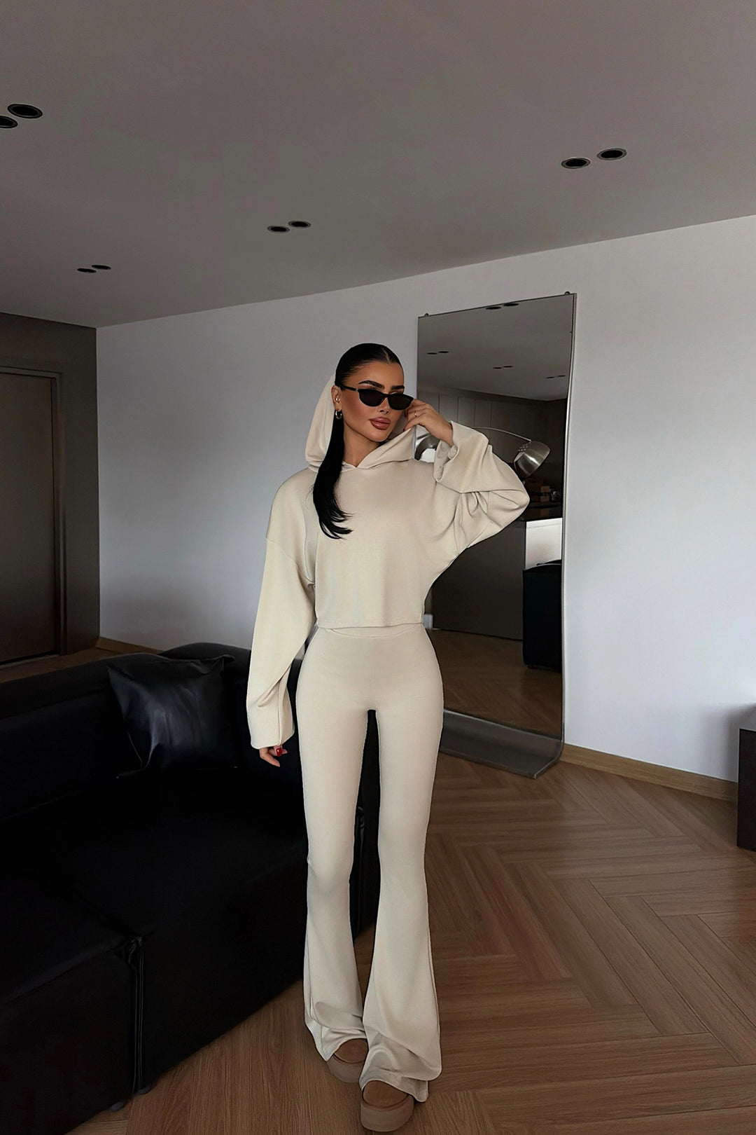 EYY Women Ecru Kerrie Tracksuit Set - Clifton Park