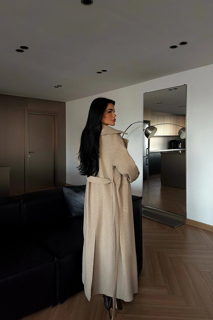 EYY Women Stone Brown Mathily Coat - Gandía