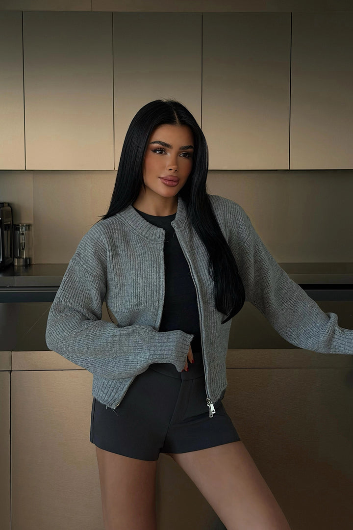 EYY Women Grey Lilja Knitted Cardigan - Amiens