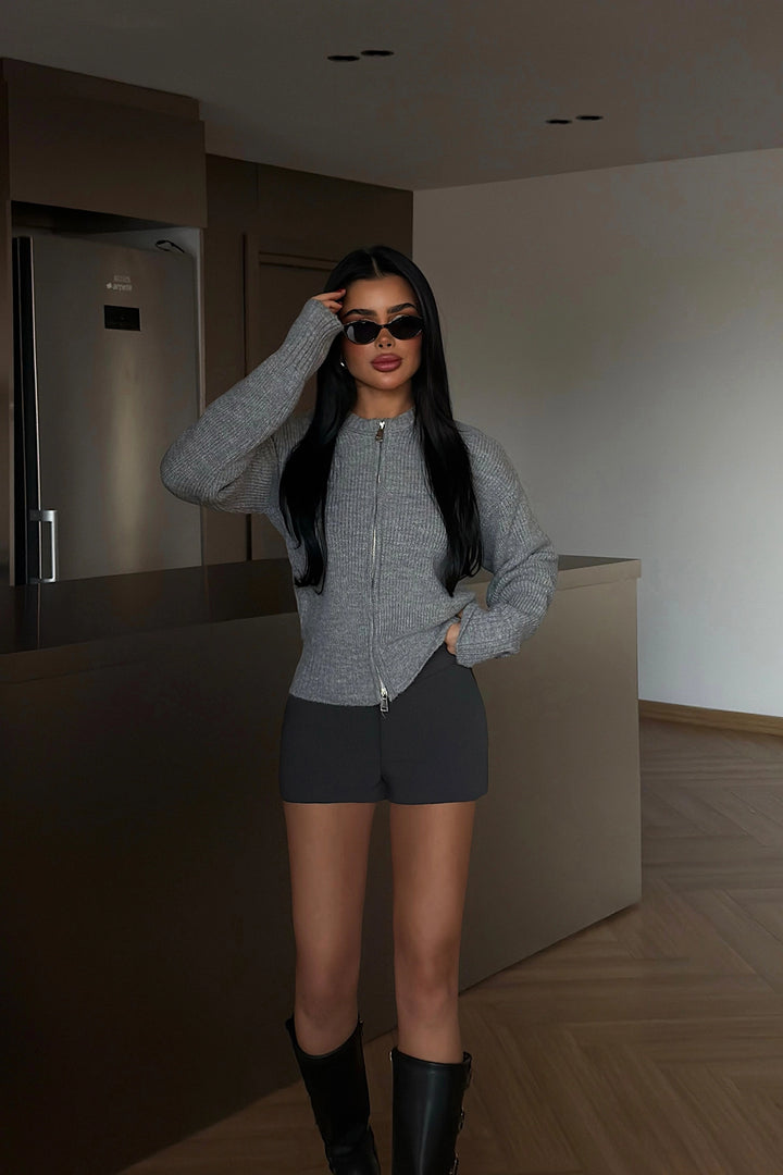 EYY Women Grey Lilja Knitted Cardigan - Amiens