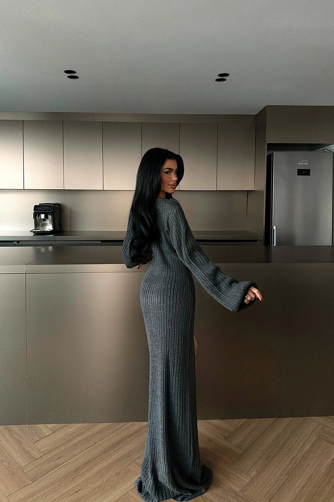 EYY Women Anthracite Ophelie Knit Dress - Livingston