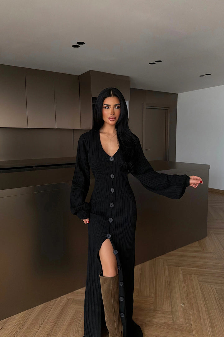 EYY Women Black Ophelie Knit Dress - Kaarst