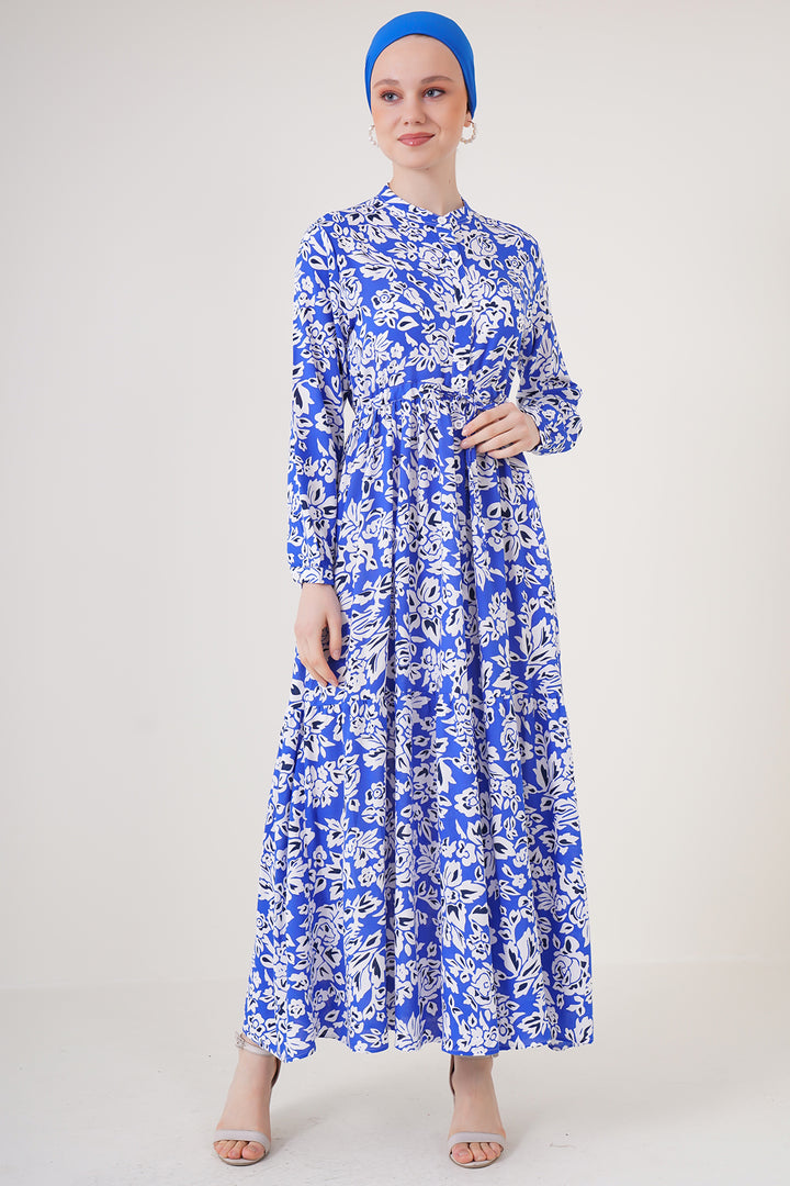 BGD Women Judge Collar Hijab Dress - Saks - Boucherville