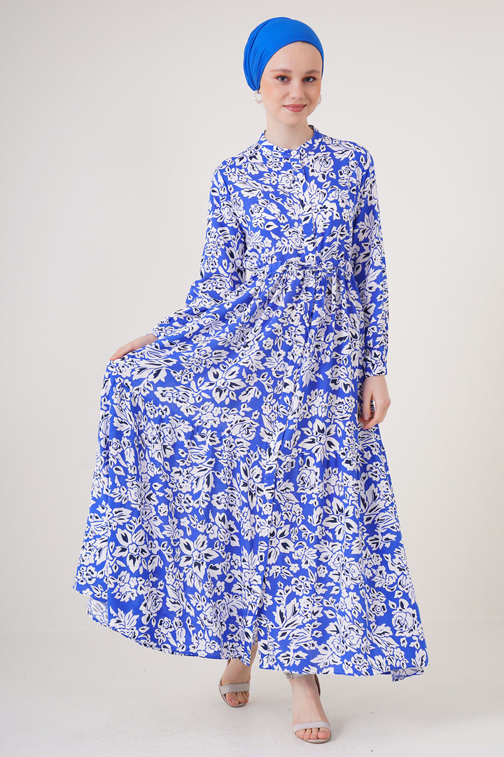 BGD Women Judge Collar Hijab Dress - Saks - Boucherville