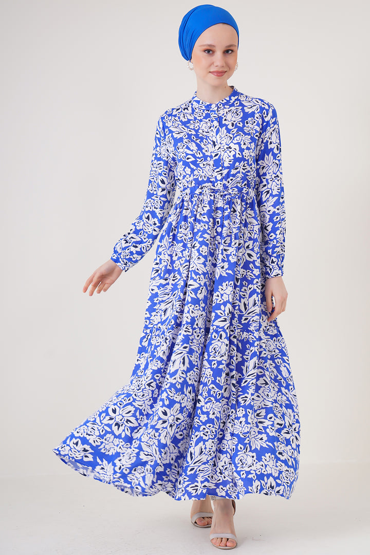 BGD Women Judge Collar Hijab Dress - Saks - Boucherville