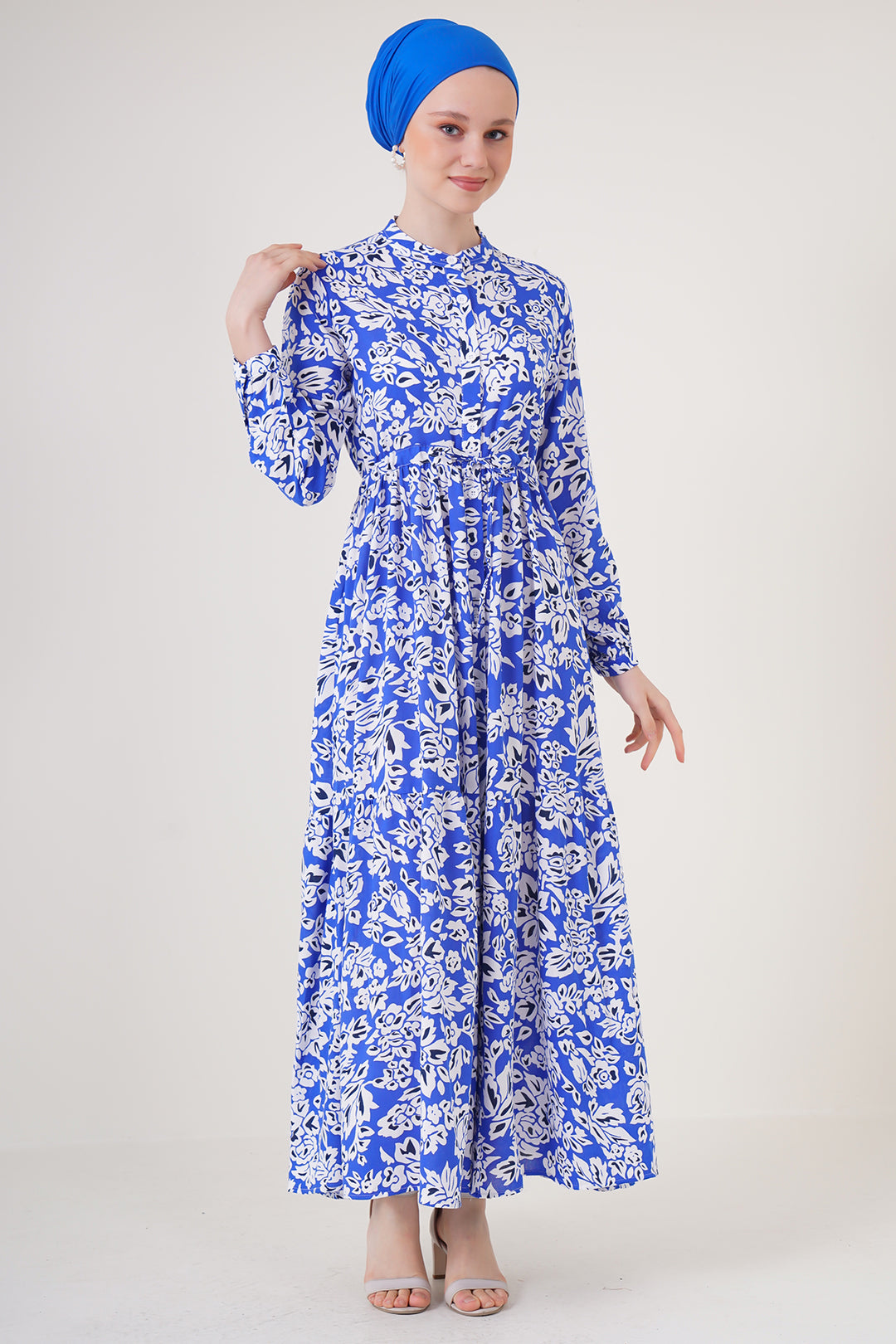 BGD Women Judge Collar Hijab Dress - Saks - Boucherville