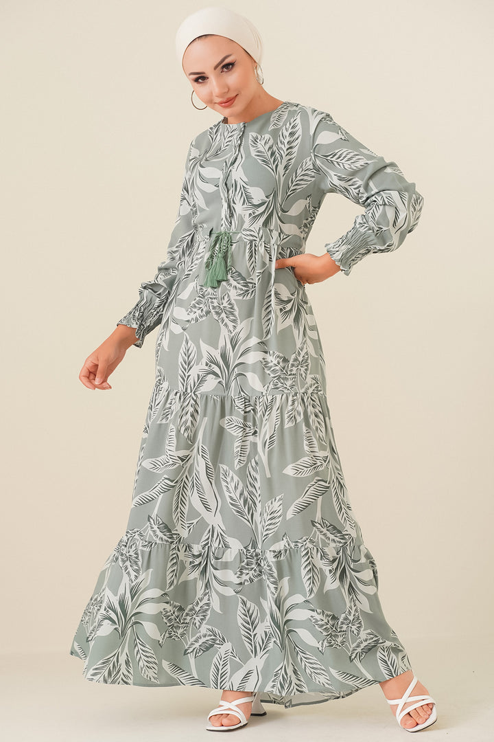 BGD Women Patterned Hijab Dress - Çağla - Vaudreuil-Dorion