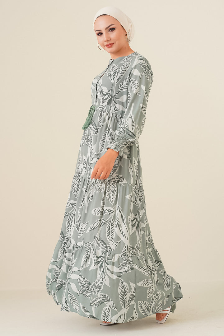 BGD Women Patterned Hijab Dress - Çağla - Vaudreuil-Dorion