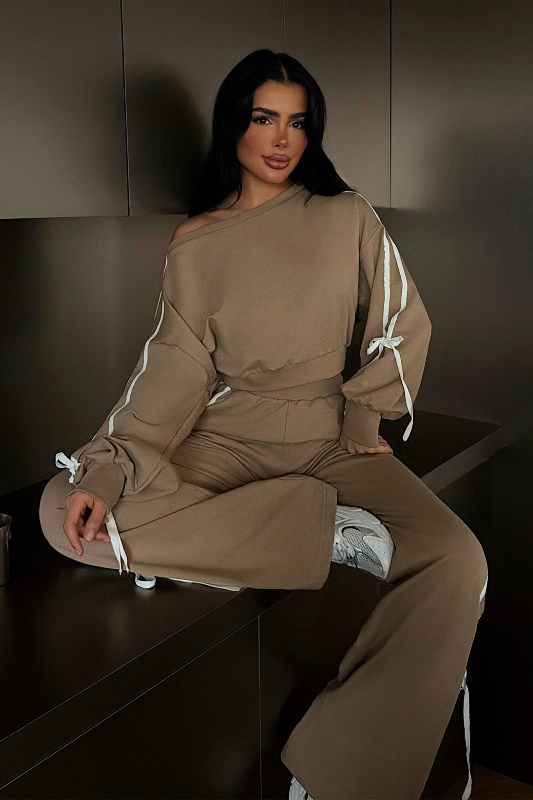 EYY Women Tan Calesia Tracksuit Set - Harrogate