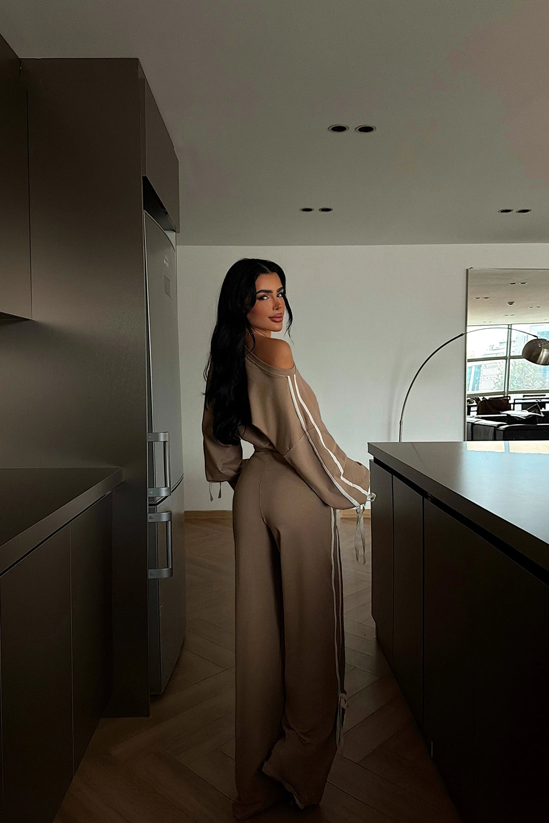 EYY Women Tan Calesia Tracksuit Set - Harrogate