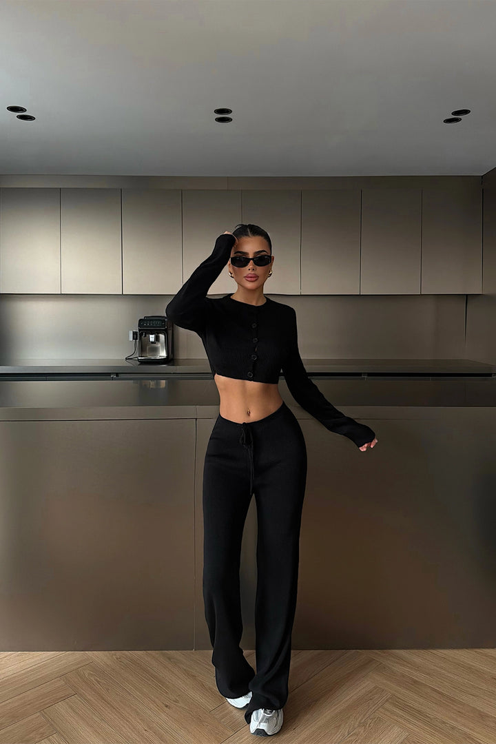 EYY Women Black Knit Set - Brisbane