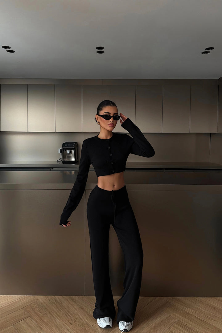 EYY Women Black Knit Set - Brisbane