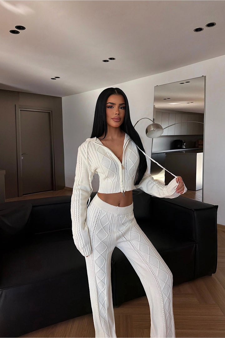 EYY Women Cream Knit Set - Tartu