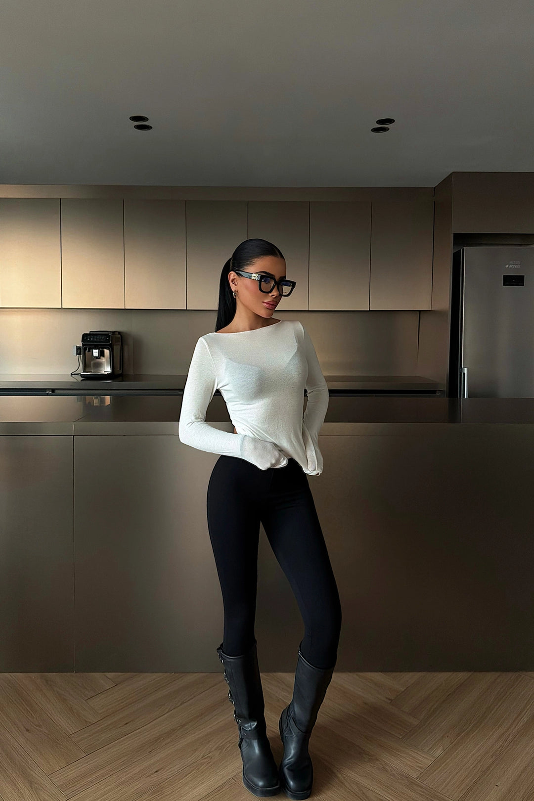 EYY Women White Transparent Blouse - Calgary