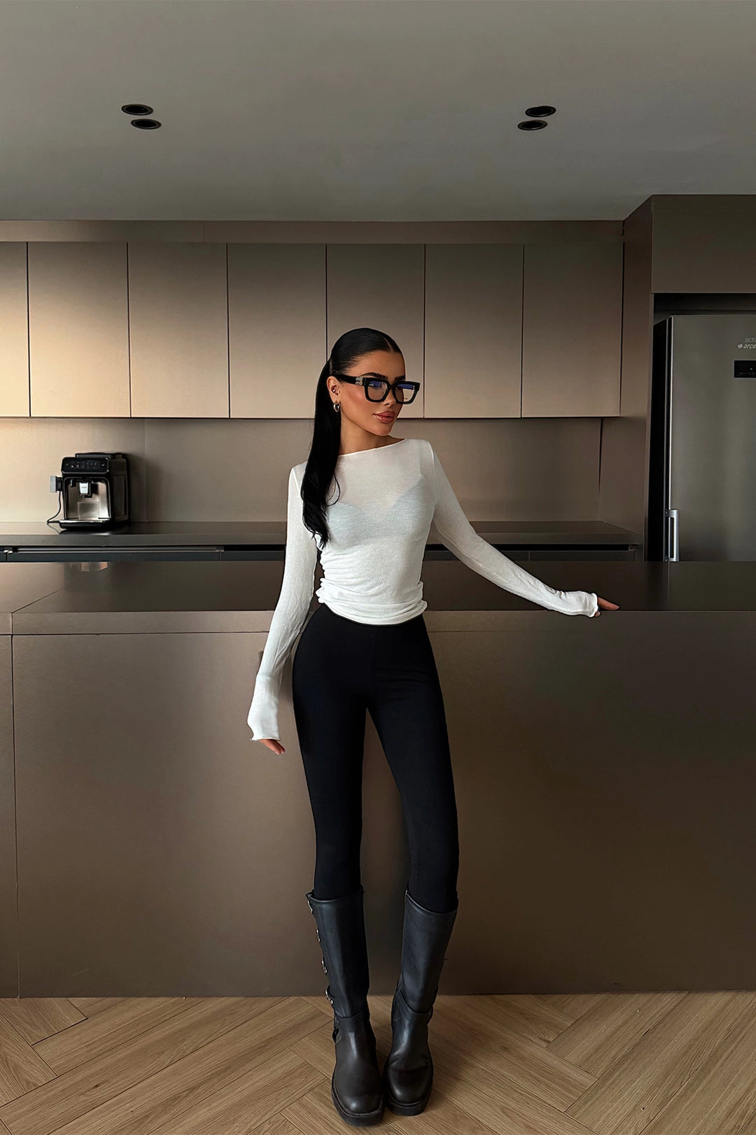 EYY Women White Transparent Blouse - Calgary