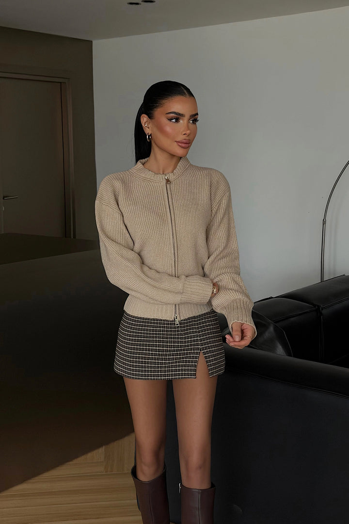 EYY Women Cream Lilja Knitted Cardigan - Smarhon