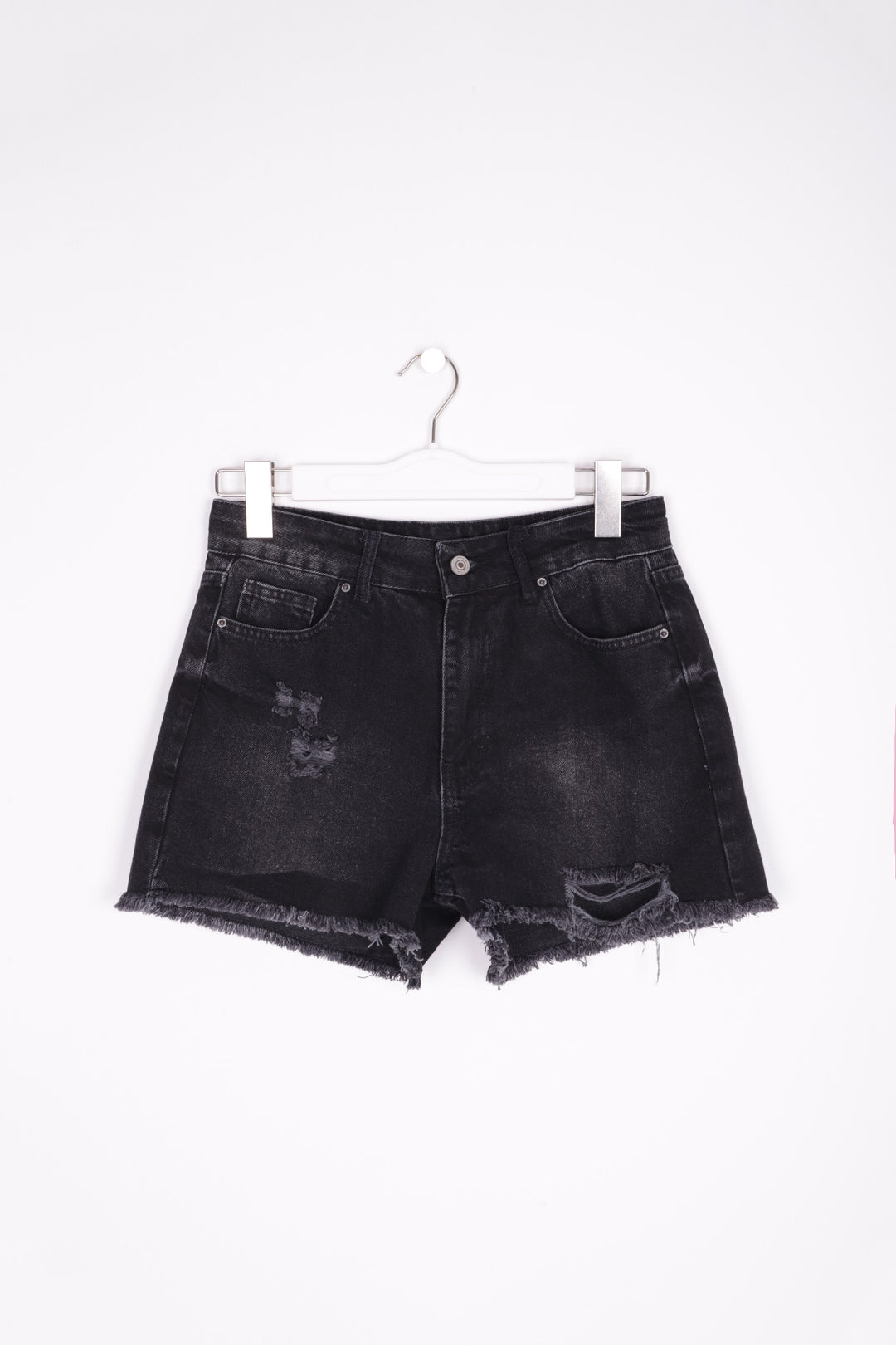XLJ Ripped Denim Short with Fringe Ending Mixed - Saint-Herblain