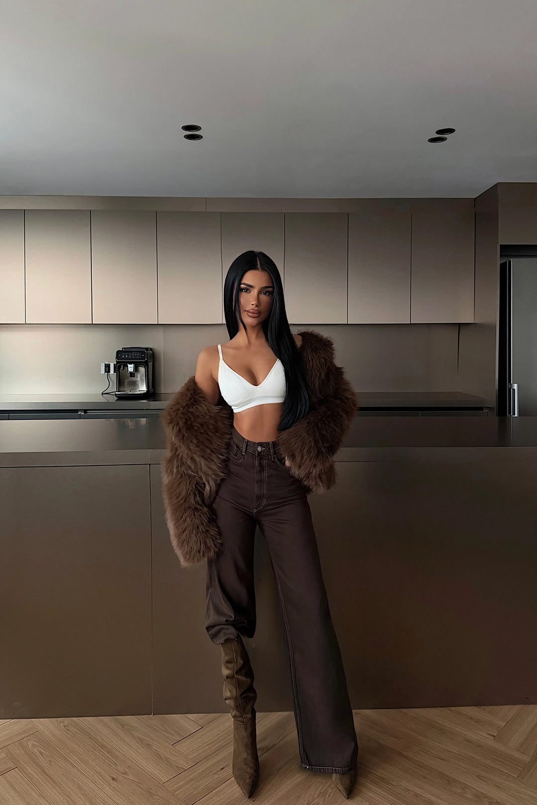 EYY Women Brown Jeans - South Fulton