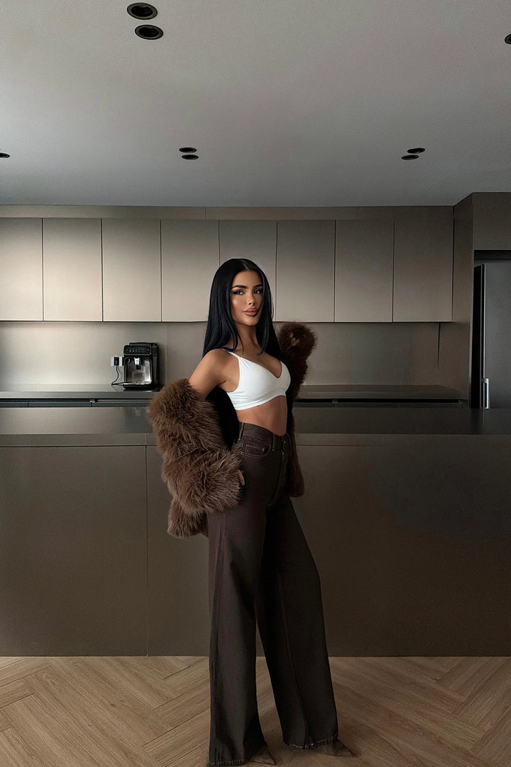 EYY Women Brown Jeans - South Fulton