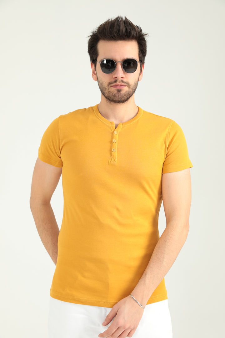 MPL Men's Crew Neck Buttoned T-shirt 102EY380001 - Nuneaton
