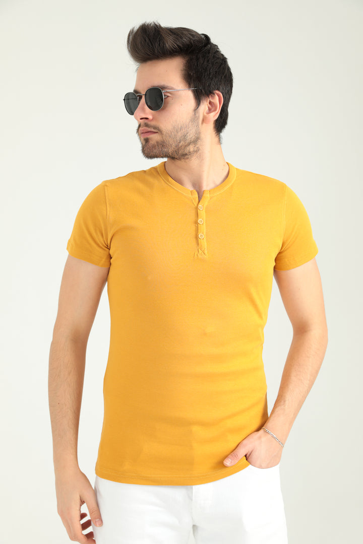 MPL Men's Crew Neck Buttoned T-shirt 102EY380001 - Nuneaton