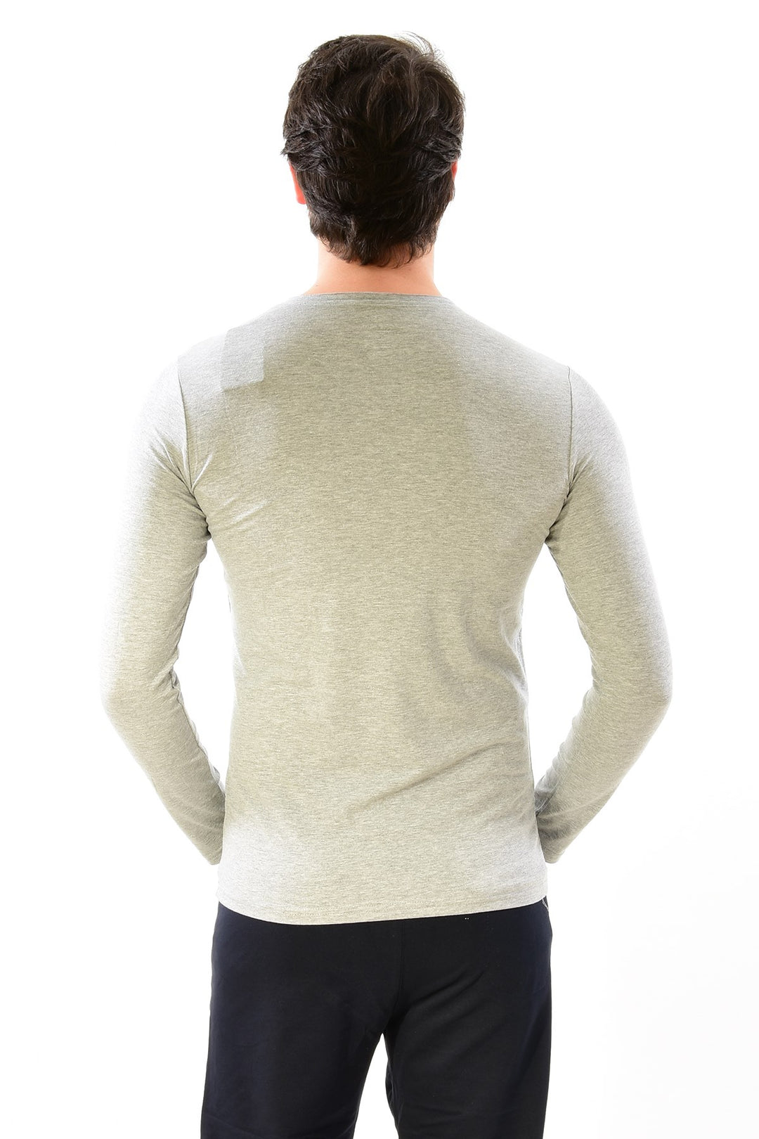 MPL Men's Short Sleeve T-Shirt V Neck White 1202EK01002 - Lees Summit