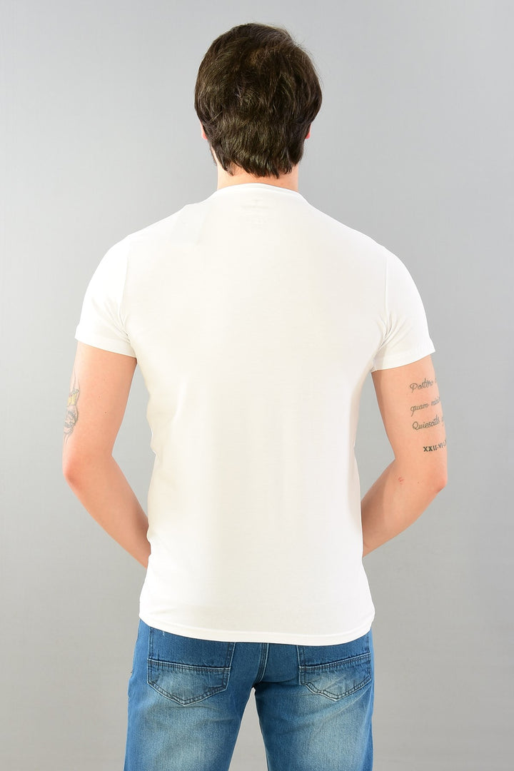 MPL Men's Short Sleeve V Neck T-shirt 1202EY01001 - Ermezinde