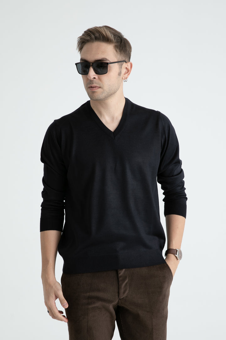 MPL Men's V-Neck Sweater - Hot Springs