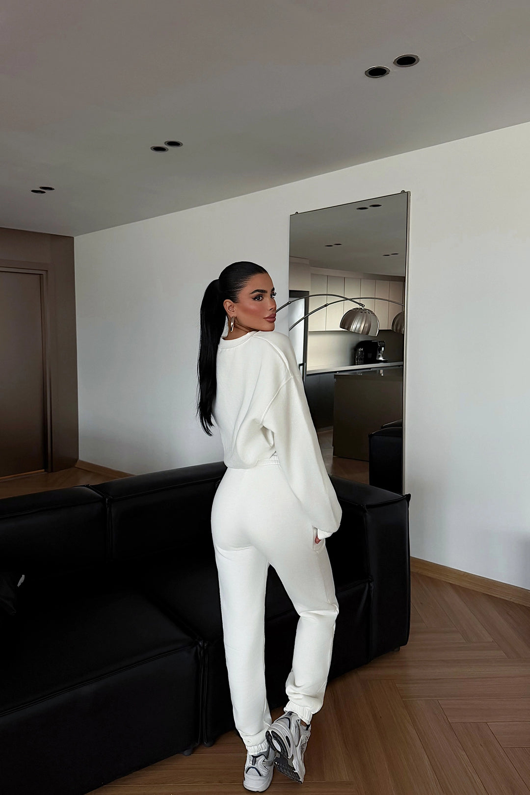 EYY Women White Basic Tracksuit Set - Altoona