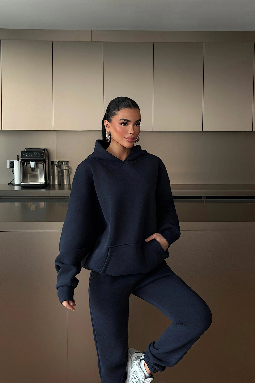 EYY Women Navy Blue Tracksuit Set - Chilón