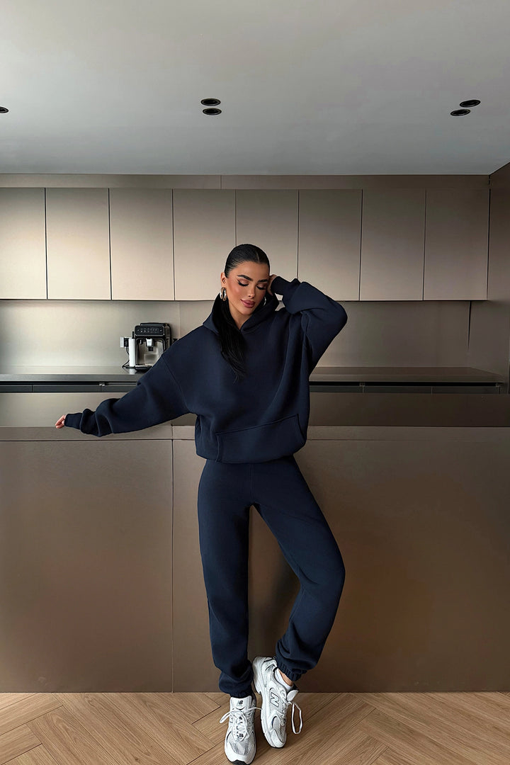 EYY Women Navy Blue Tracksuit Set - Chilón