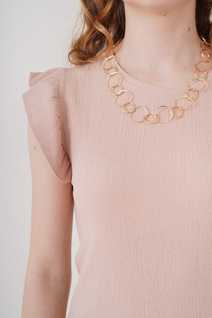 BGD Women Knitted Dress - Biscuit - Heidelberg