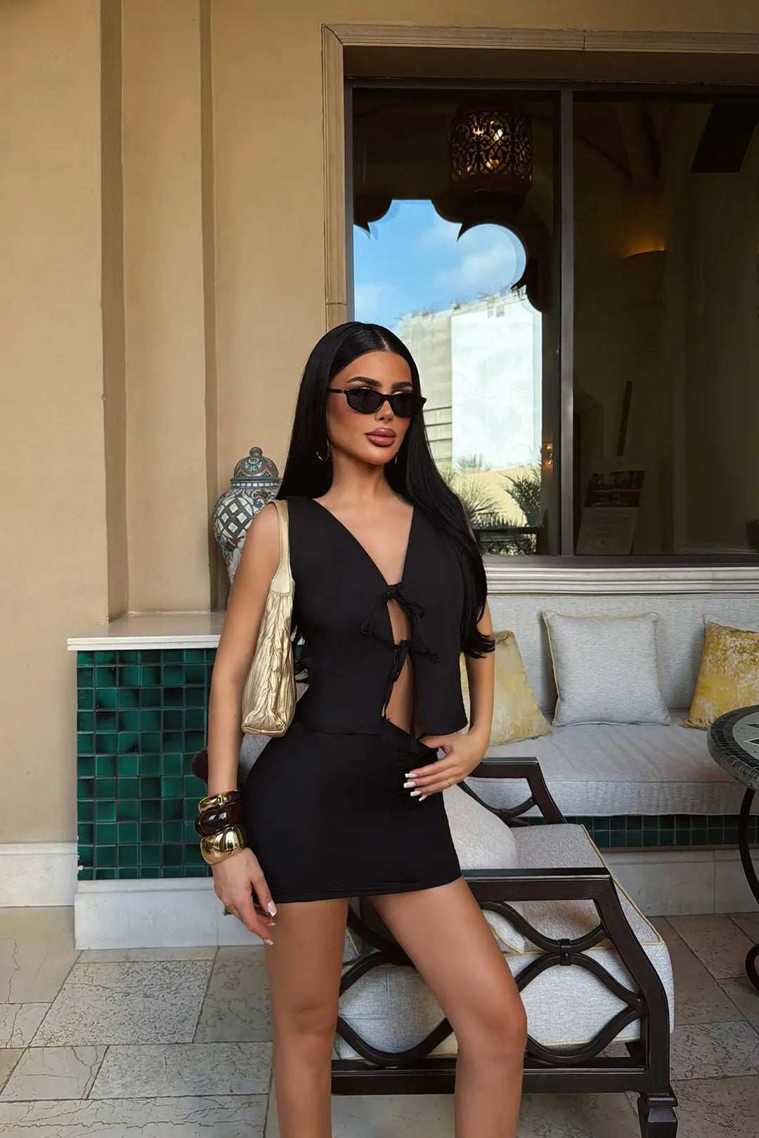 EYY Women Black Skirt Set - Eugene