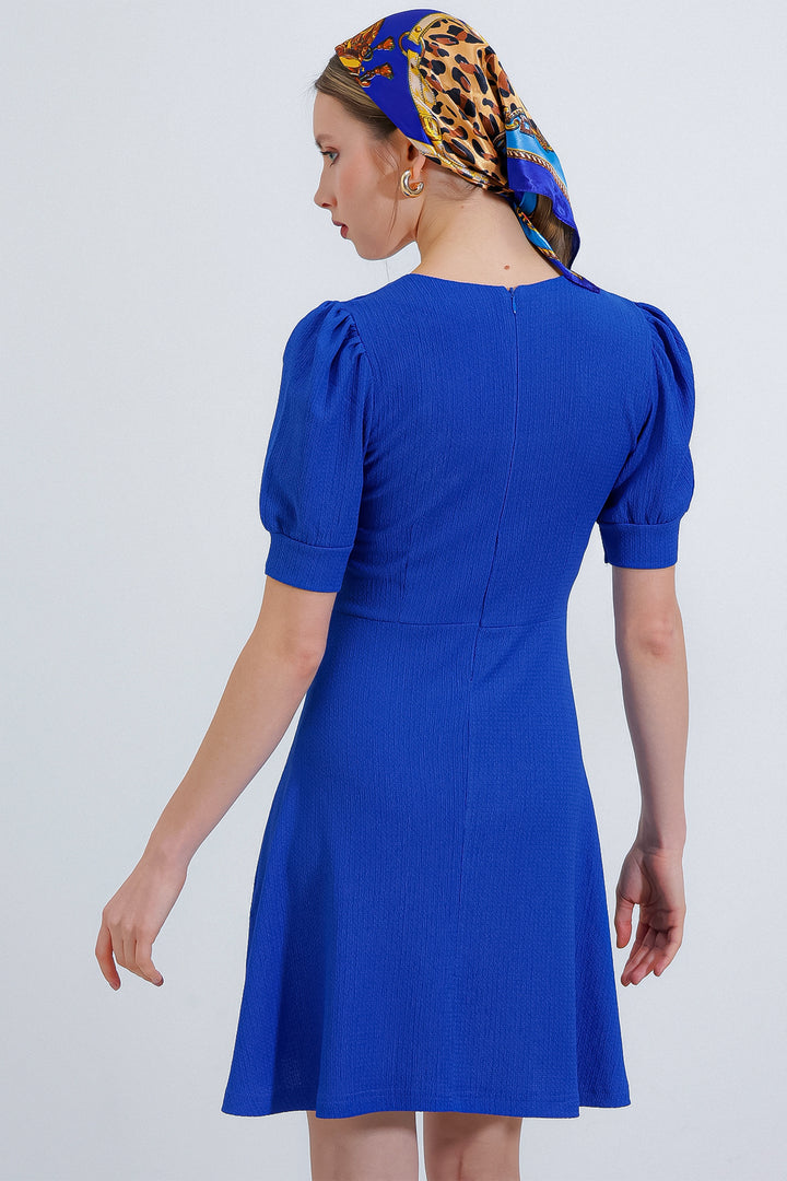 BGD Women Woman Square Neck Knitted Mini Dress - Avondale