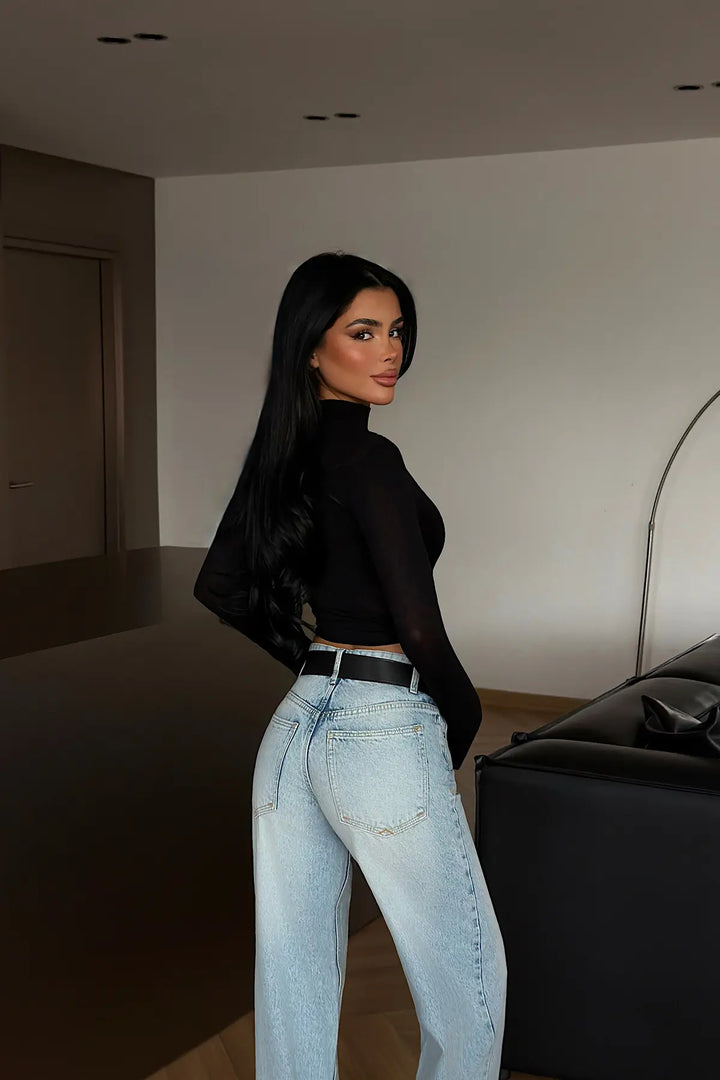 EYY Women Black Transparent Blouse - Fréjus