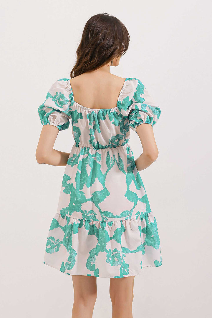 BGD Women Flared Poplin Dress - D. Mint - Avondale