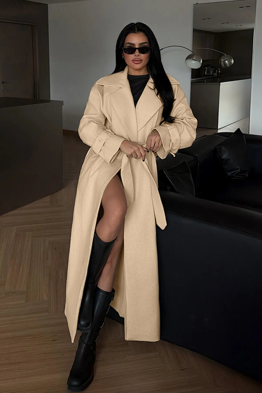 EYY Women Cream Mathily Coat - Buffalo Grove