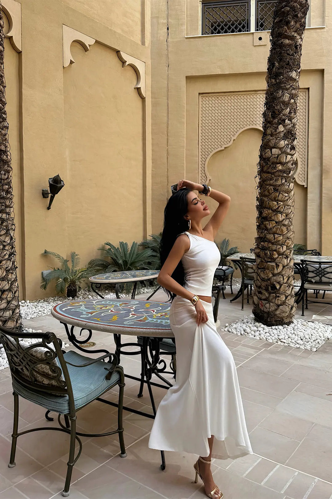 EYY Women White Skirt Set - Petrel