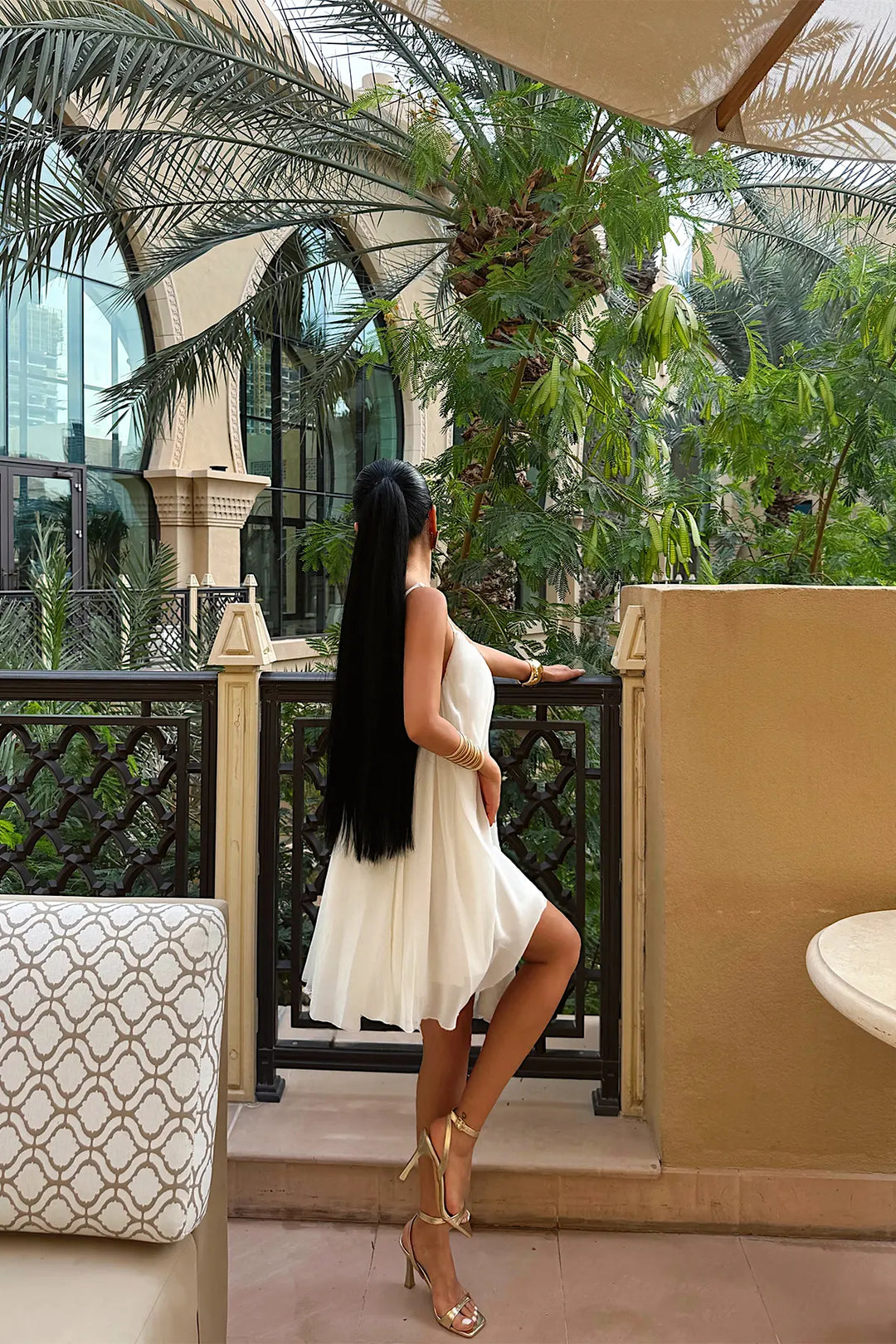 EYY Women White Strappy Midi Dress - Texas City