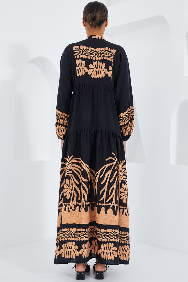 BGD Women Woman Black Mink Viscose Hijab Dress 2423 - Avondale